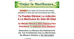 Desktop Screenshot of dejarlamarihuana.com